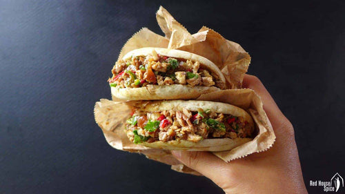 Asian Pork Pita Pockets