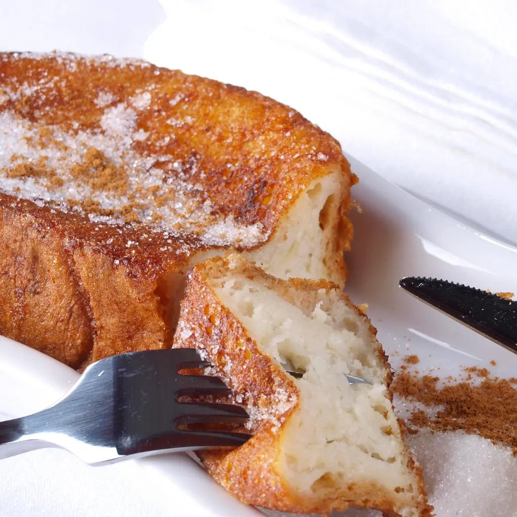 Torrijas-with-Oranges-Strawberries-Bathed-in-Honey Happy Valley Honey