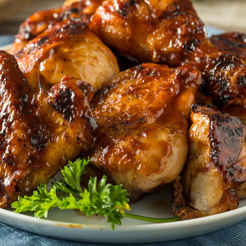 Citrus-Honey-Chicken-with-Chunky-Peach-Sauce Happy Valley Honey