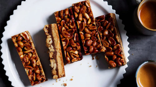 Chocolate Honey & Nut Slice