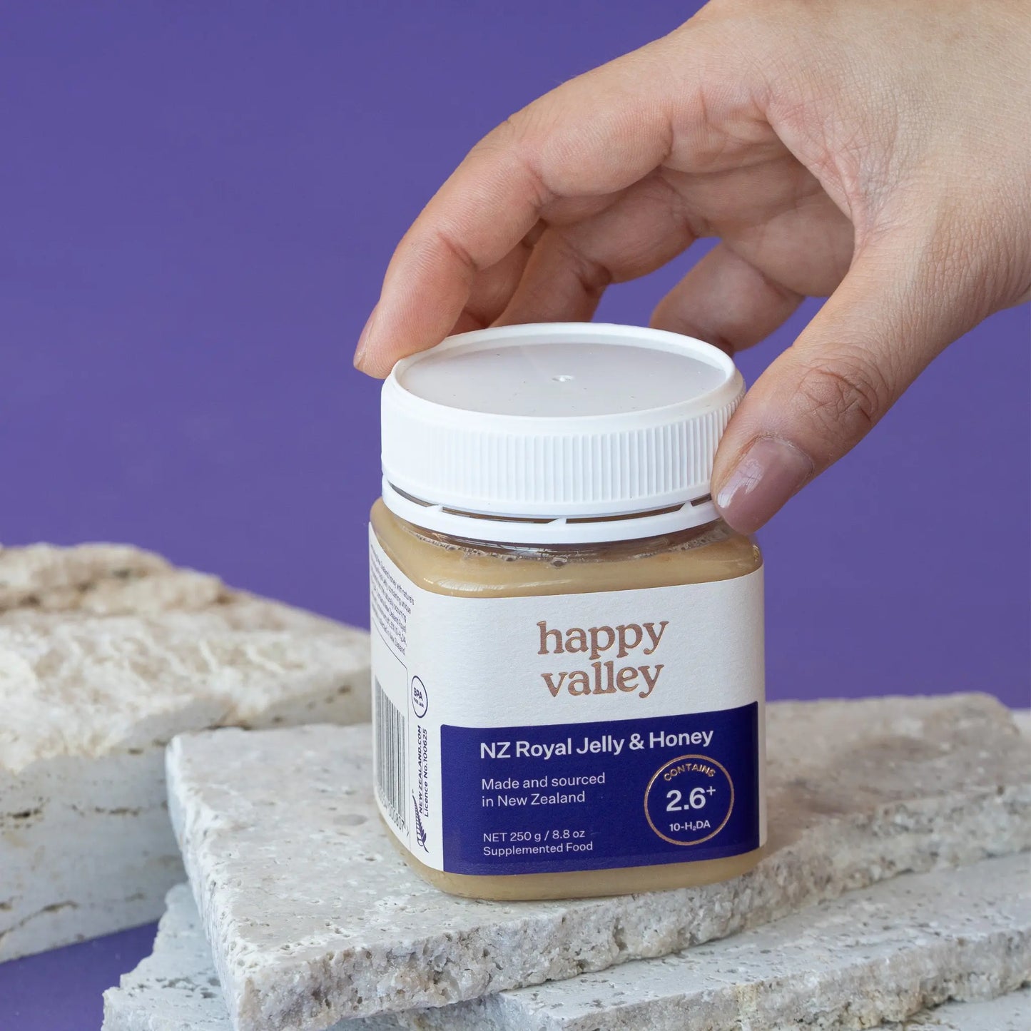 NZ Royal Jelly & Honey Happy Valley Honey