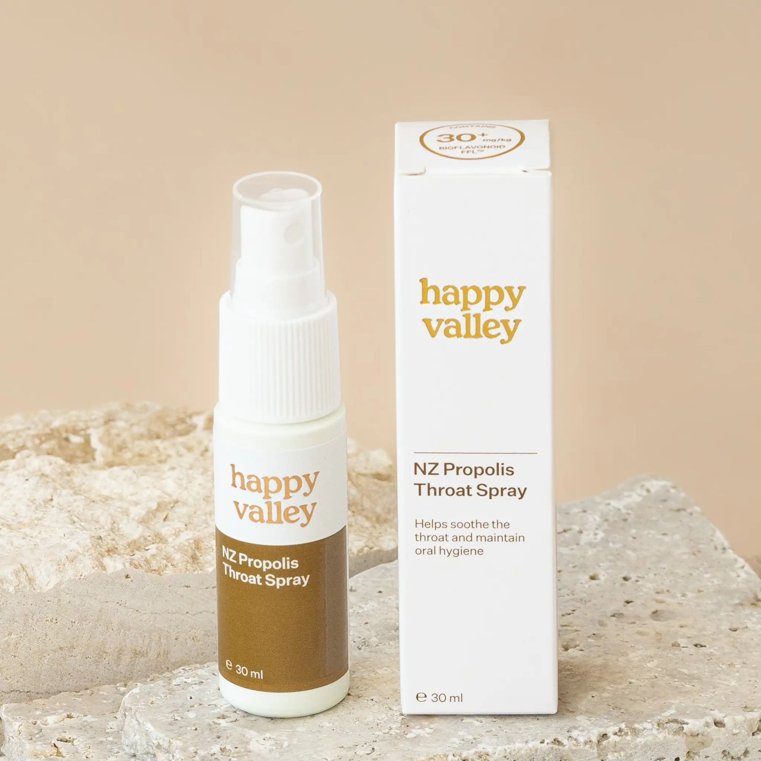 NZ Propolis Throat Spray Happy Valley Honey