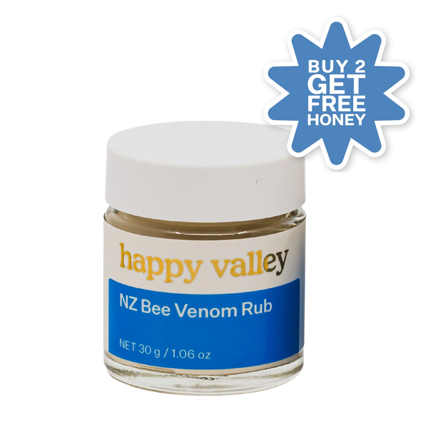 NZ Bee Venom Rub Happy Valley Honey