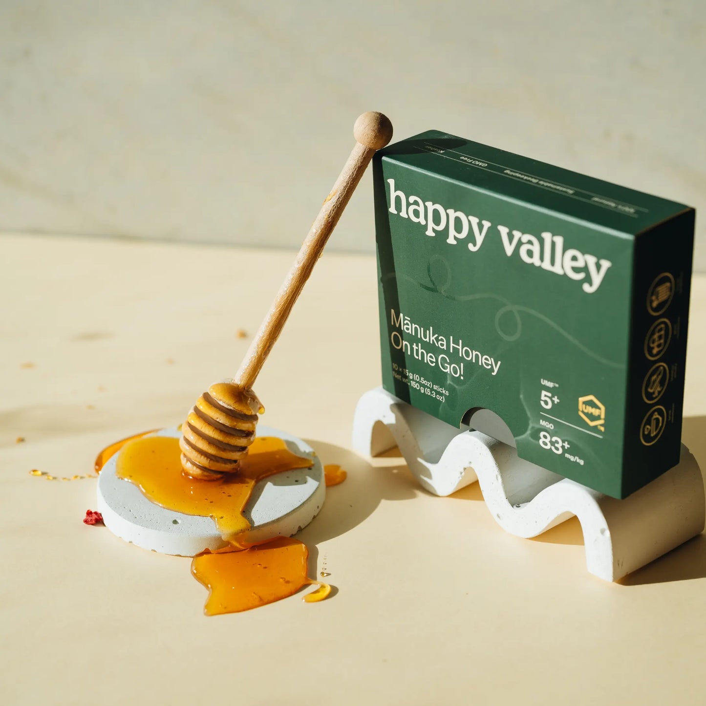 Honey Packets - On the Go UMF 5+ Manuka Honey Sticks Happy Valley Honey