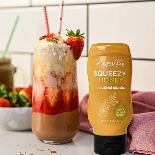 Decadent-Neopolitan-Smoothie Happy Valley Honey