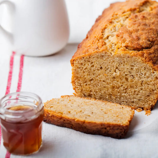 Mānuka-Honey-and-Banana-Loaf Happy Valley Honey
