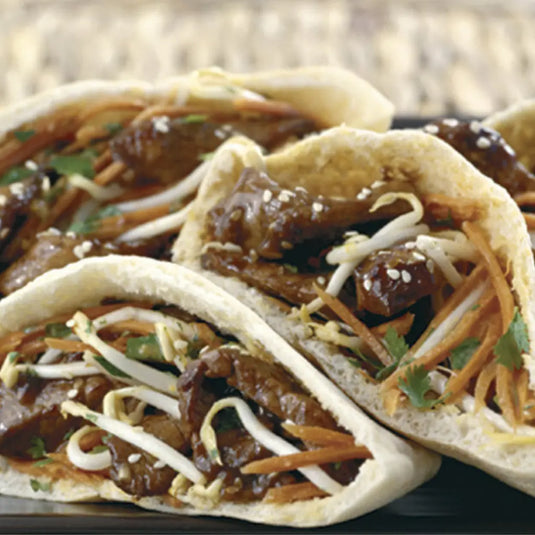 Asian-Pork-Pita-Pockets Happy Valley Honey