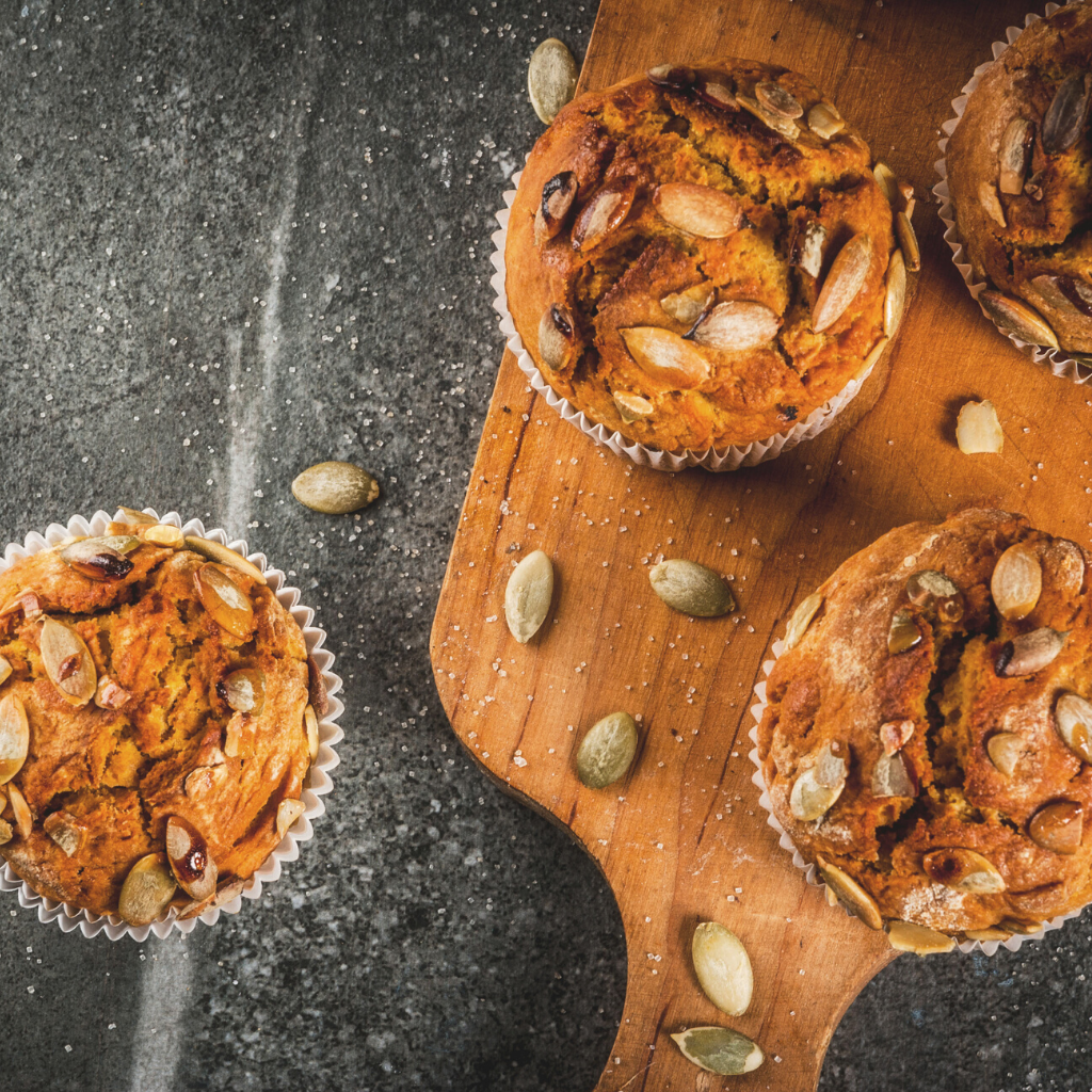 Superfood Breakfast Muffins with Mānuka Honey