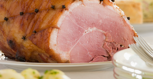 Sticky Glazed Christmas Ham