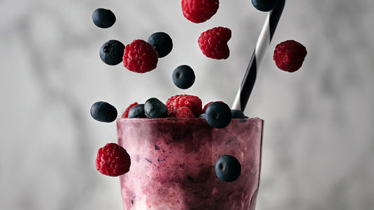 Manuka-Honey-Blueberry-Raspberry-Smoothie Happy Valley Honey