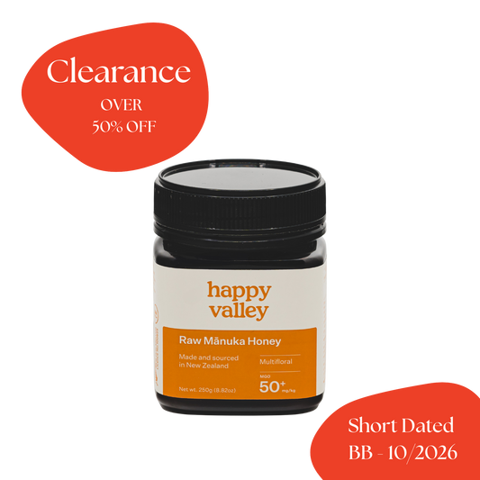 MGO 50+ Multifloral Manuka Honey CLEARANCE
